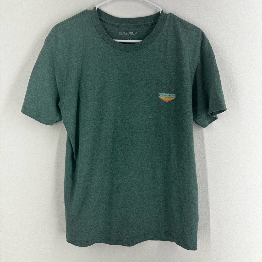 Departwest tee medium men’s shirt green